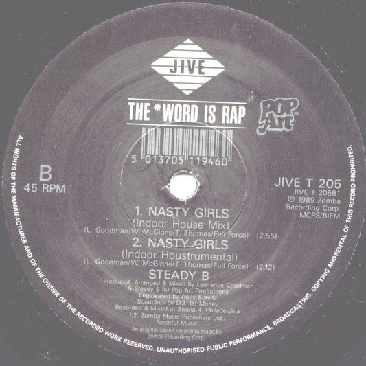 Steady B : Nasty Girls (12")
