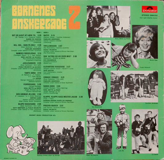 Various : Børnenes Ønskeplade 2 (LP, Comp)