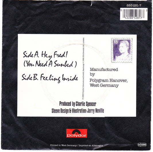 Skanga (4) : Hey Fred! (You Need A Sunbed) / Feeling Inside (7", Single)
