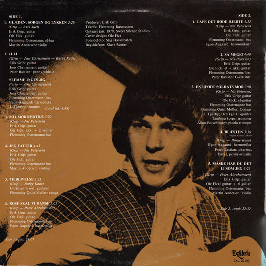 Erik Grip - Måske Har Du Det Li'Som Jeg (LP) (Very Good Plus (VG+)) - Skanderborg Vinyl