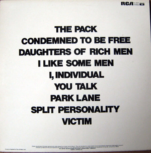 Gloria Mundi - I, Individual (LP) (Very Good Plus (VG+)) - Skanderborg Vinyl