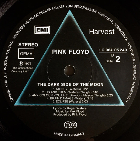 Pink Floyd : The Dark Side Of The Moon (LP, Album, RE, Pri)
