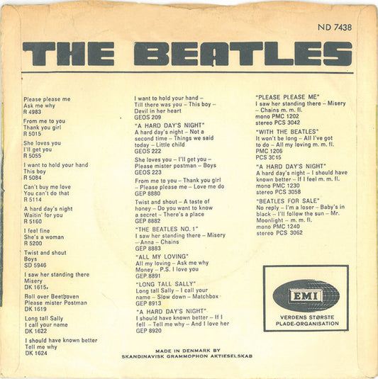 The Beatles - Rock And Roll Music (7") (Very Good (VG)) - Skanderborg Vinyl