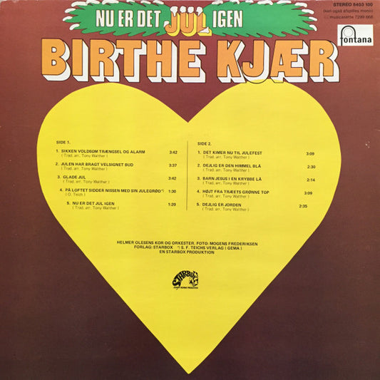 Birthe Kjær - Nu Er Det Jul Igen (LP) (Very Good Plus (VG+)) - Skanderborg Vinyl