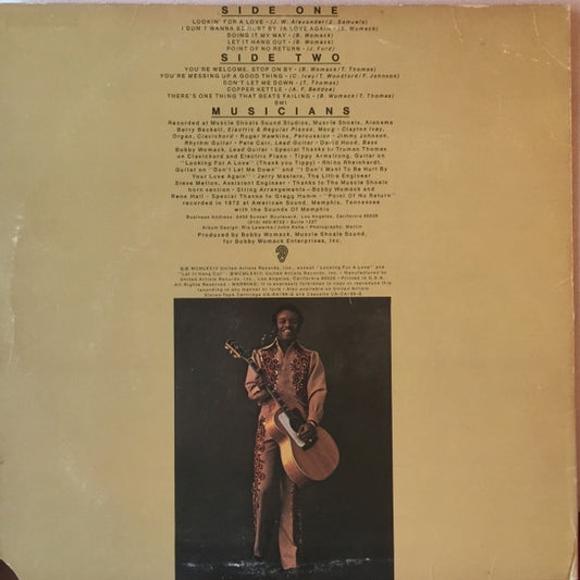 Bobby Womack : Lookin' For A Love Again (LP, Album, All)