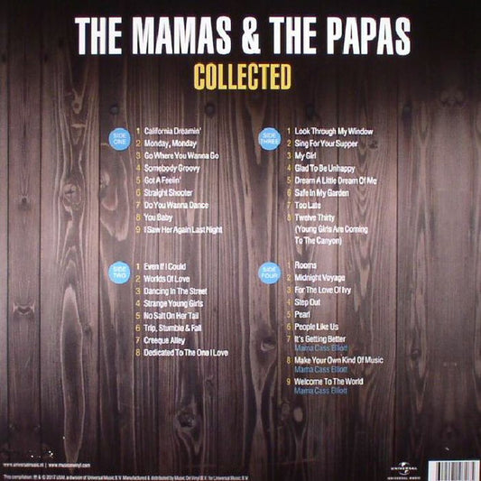 The Mamas & The Papas : Collected (2xLP, Comp, Ltd, Num, Yel)