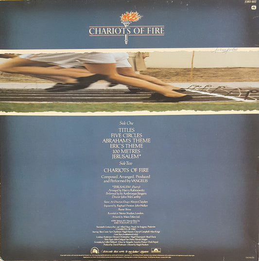 Vangelis : Chariots Of Fire (LP, Album)