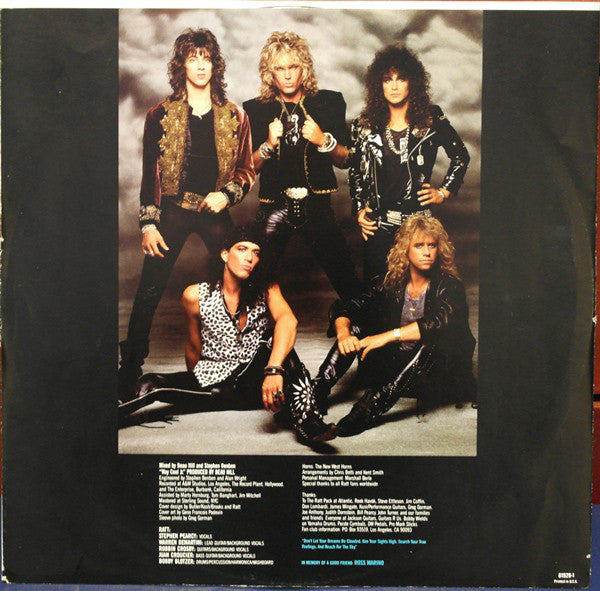 Ratt : Reach For The Sky (LP, Album, Spe)