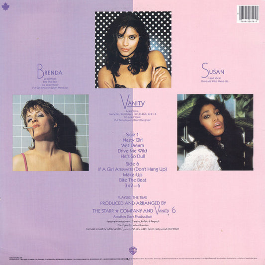 Vanity 6 : Vanity 6 (LP, Album, RP)