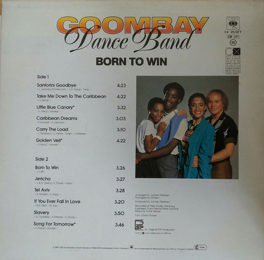 Goombay Dance Band : Born To Win (LP, Album, CX )