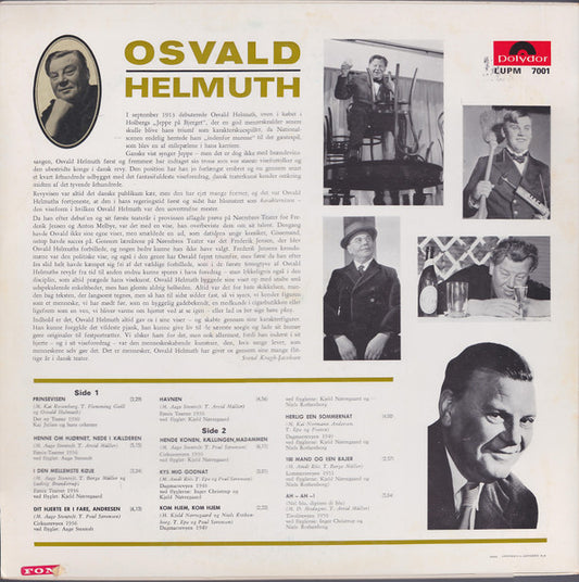 Osvald Helmuth : Osvald Gennem Tiderne 1 (LP, Comp, RE)