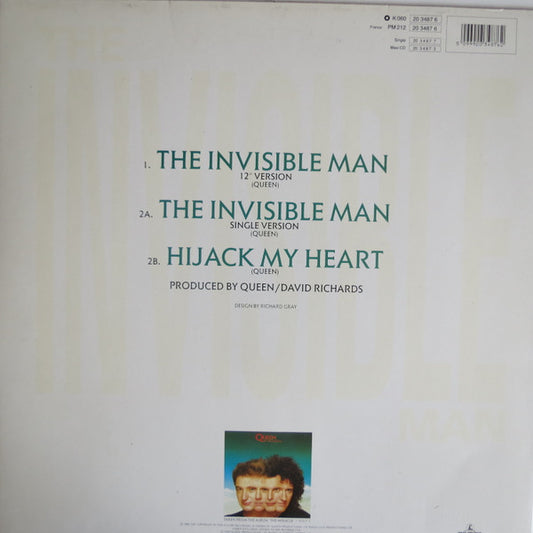 Queen : The Invisible Man (12", Maxi)