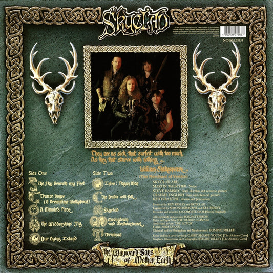 Skyclad : The Wayward Sons Of Mother Earth (LP, Album, Ltd, RE, RM, Blu)