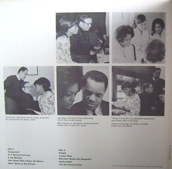 Diana Ross & The Supremes* : Sing And Perform "Funny Girl" (LP, Album, Gat)