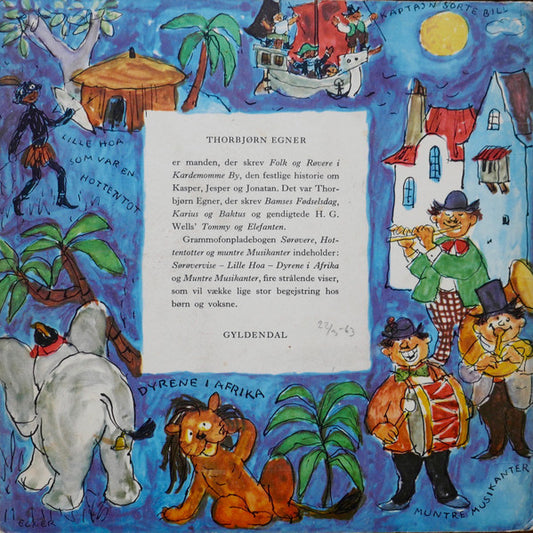 Thorbjørn Egner, Sørøverorkesteret : Sørøvere - Hottentotter Og Muntre Musikanter (7", EP)