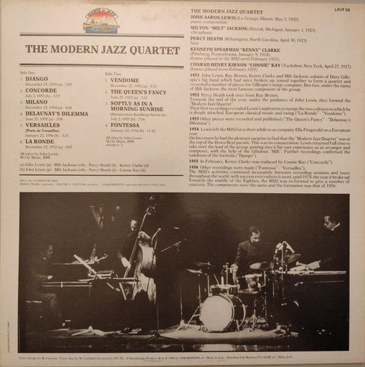 The Modern Jazz Quartet : The Modern Jazz Quartet (LP, Comp)