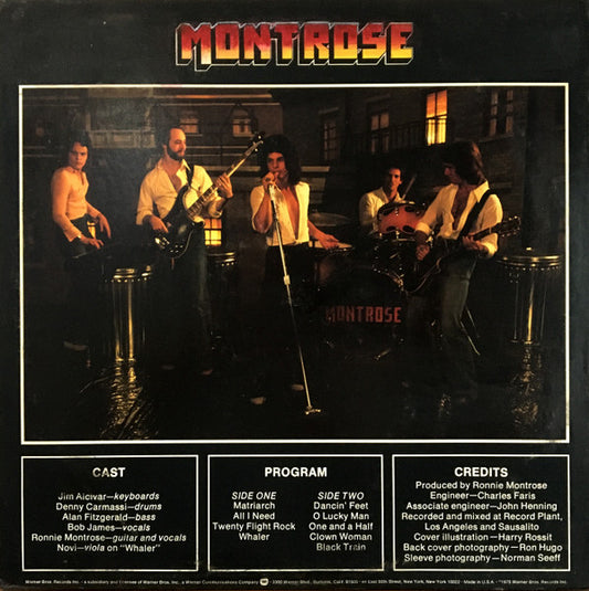 Montrose (2) : Warner Bros. Presents Montrose! (LP, Album, San)