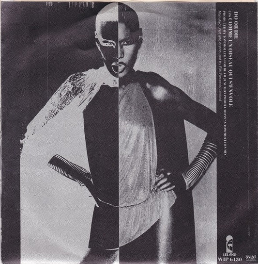 Grace Jones - Do Or Die (7") (Very Good Plus (VG+)) - Skanderborg Vinyl