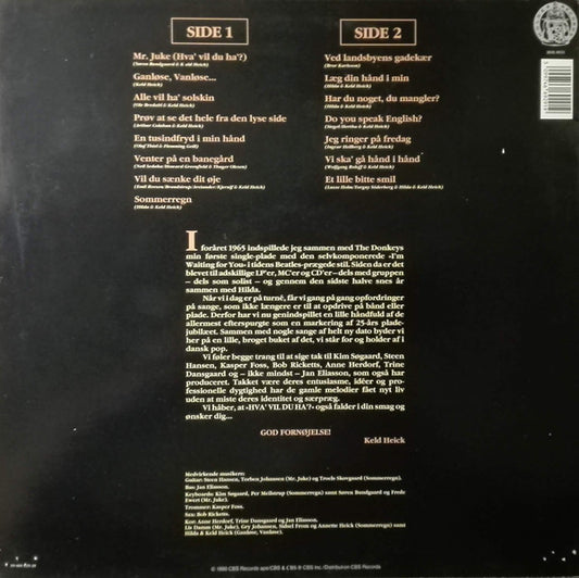 Keld & Hilda : Hva' Vil Du Ha'? (LP)