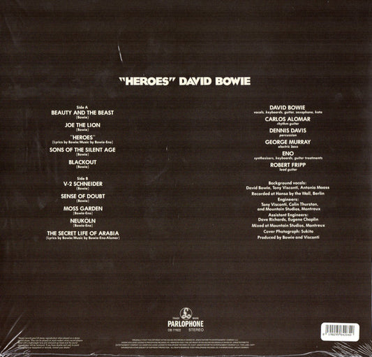 David Bowie - "Heroes" (LP) (Near Mint (NM or M-)) - Skanderborg Vinyl