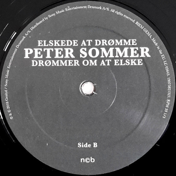 Peter Sommer : Elskede At Drømme, Drømmer Om At Elske (LP, Album)