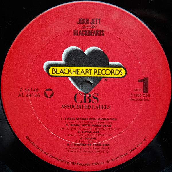 Joan Jett And The Blackhearts* : Up Your Alley (LP, Album)