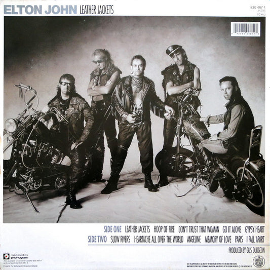 Elton John - Leather Jackets (LP) (Very Good Plus (VG+)) - Skanderborg Vinyl