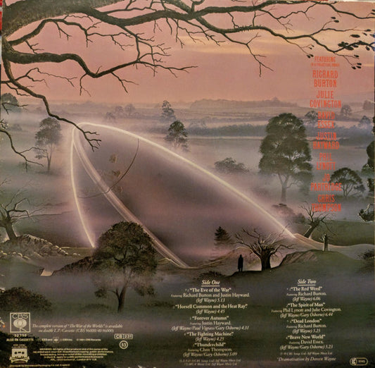 Jeff Wayne : Highlights From Jeff Wayne's Musical Version Of The War Of The Worlds (LP, Album, RE, Red)