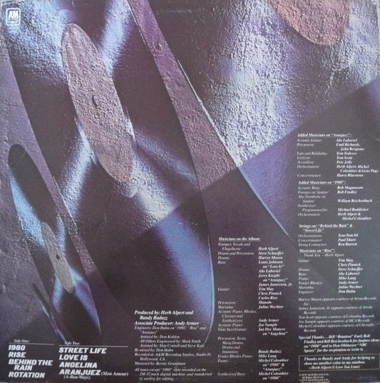 Herb Alpert : Rise (LP, Album)