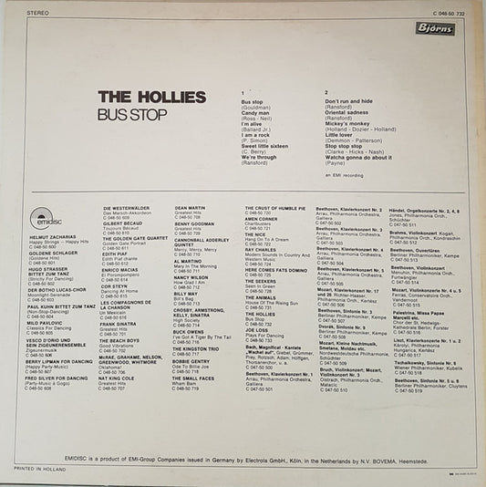 The Hollies : Bus Stop (LP, Comp)