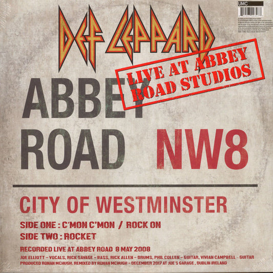 Def Leppard - Live At Abbey Road Studios (12") (Near Mint (NM or M-)) - Skanderborg Vinyl