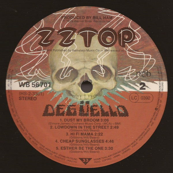 ZZ Top : Degüello (LP, Album, RE)