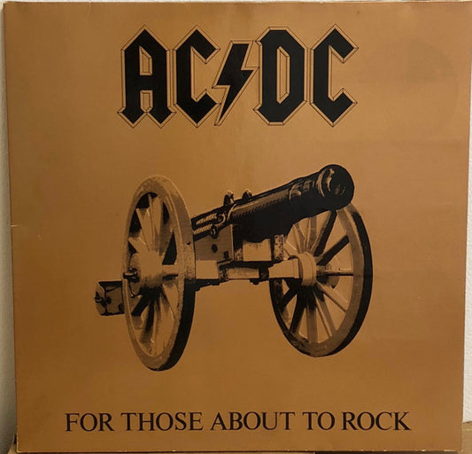 AC/DC - For Those About To Rock (We Salute You) (LP) (Very Good (VG)) - Skanderborg Vinyl