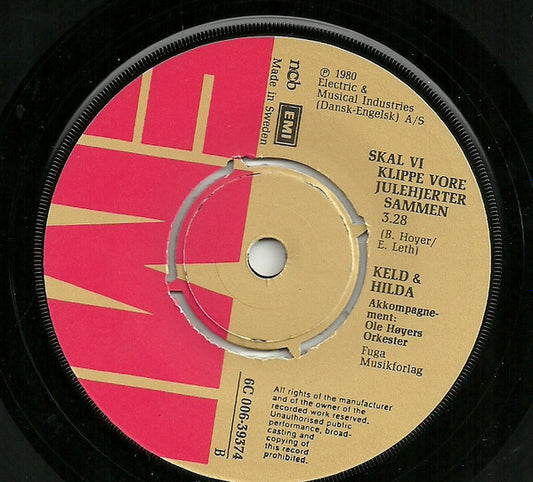 Keld Heick, Hilda Heick Og Annette Heick : Din, Min Og Vores Jul (7", Single)