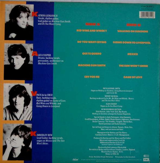 Katrina And The Waves : Katrina And The Waves (LP, Album)