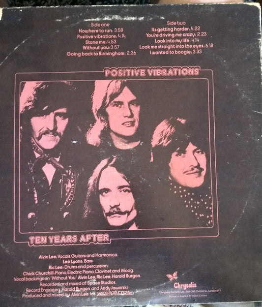 Ten Years After : Positive Vibrations (LP, Album)