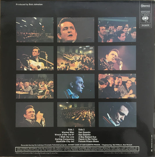 Johnny Cash : Johnny Cash At San Quentin (LP, Album)