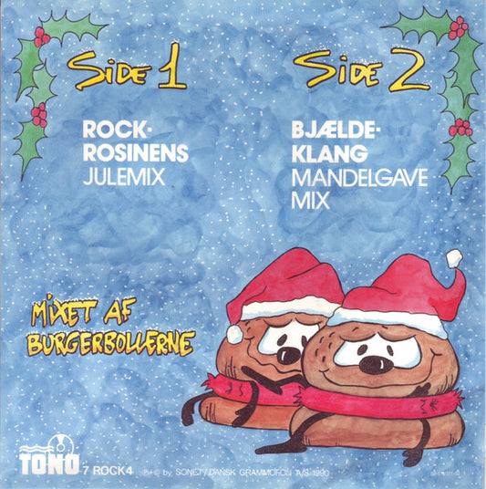 Rockrosinen & Pølseenderne : Rockrosinens Julemix (7", Single)