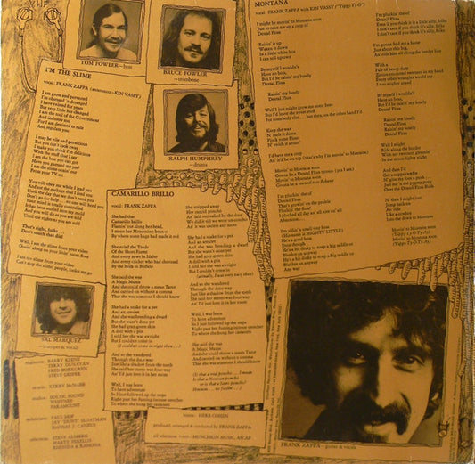 The Mothers : Over-Nite Sensation (LP, Album, Gat)