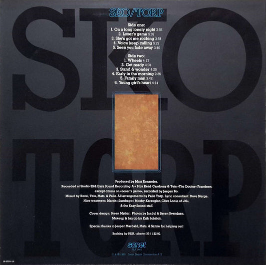 Sko/Torp : On A Long Lonely Night (LP, Album)