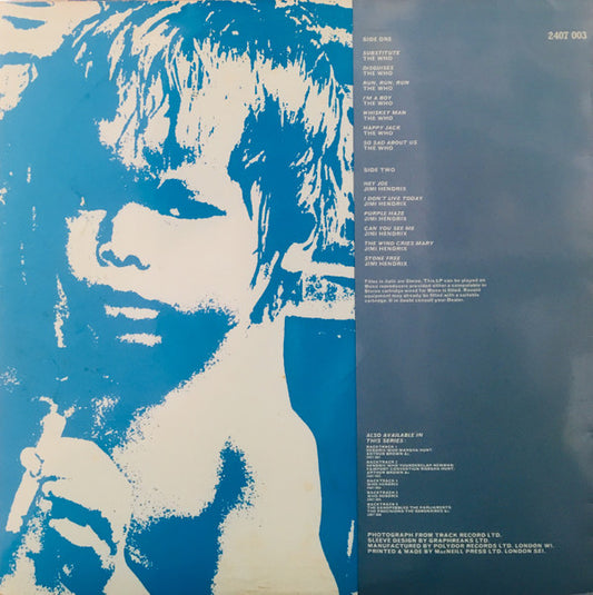 The Who / Jimi Hendrix : Backtrack 3 (LP, Comp)