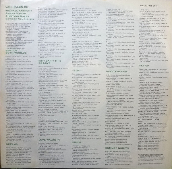 Van Halen : 5150 (LP, Album)