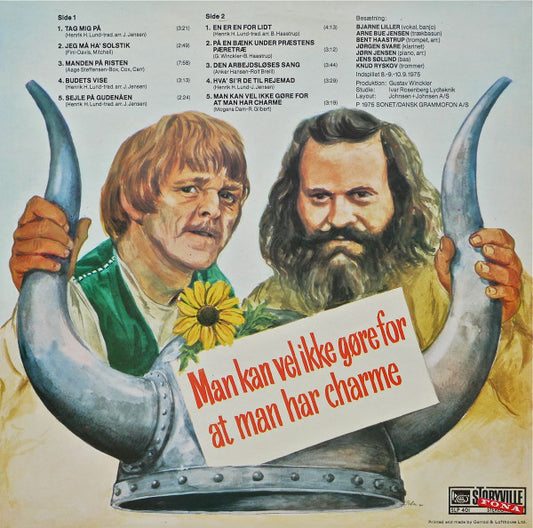 Bjarne "Liller" Pedersen & Papa Bue's Viking Jazz Band - Man Kan Vel Ikke Gøre For At Man Har Charme (LP) (Very Good Plus (VG+)) - Skanderborg Vinyl