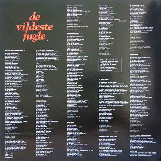 Michael Falch : De Vildeste Fugle (LP, Album)