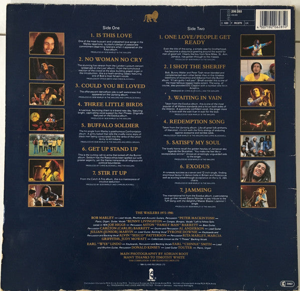 Bob Marley & The Wailers : Legend - The Best Of Bob Marley And The Wailers (LP, Comp, RE)