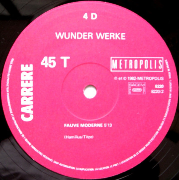 4D (2) : Sex Appeal / Fauve Moderne (12", Maxi)