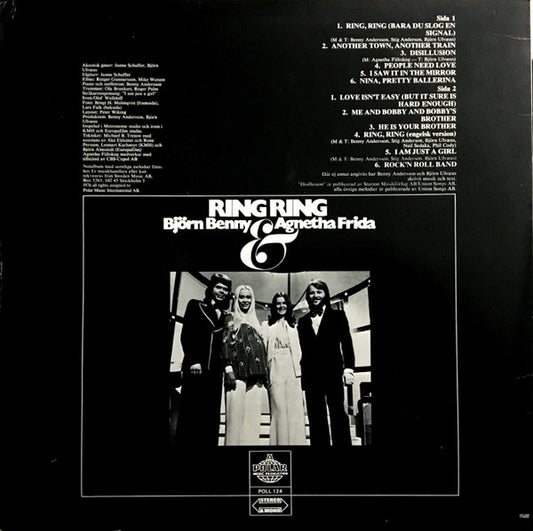 Björn & Benny, Agnetha & Anni-Frid - Ring Ring (LP) (Very Good (VG)) - Skanderborg Vinyl