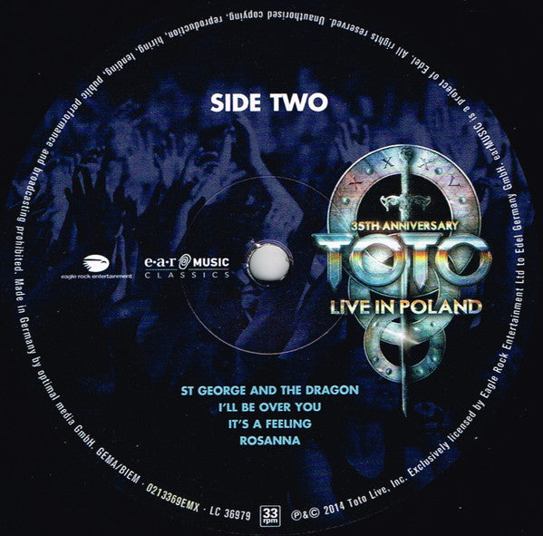 Toto : Live In Poland (35th Anniversary) (3xLP, Album, Ltd, RE, 180)