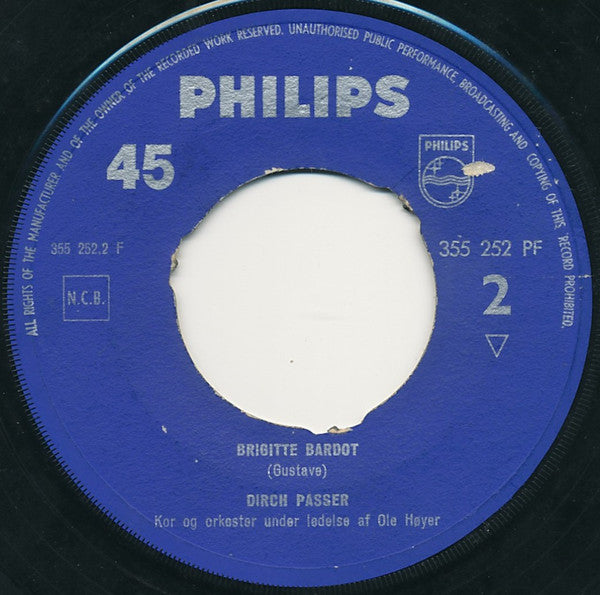 Dirch Passer : Wilma / Brigitte Bardot (7", Single, Mono)