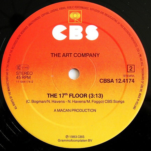 The Art Company - Susanna (Original Version) (12") (Very Good Plus (VG+)) - Skanderborg Vinyl